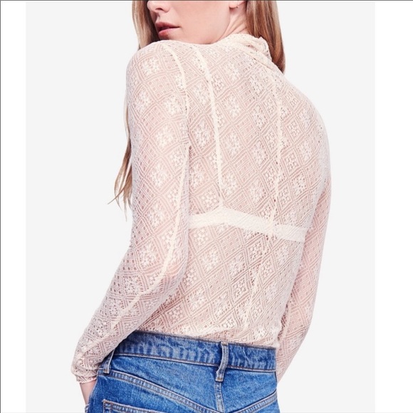 New lace free people top - Picture 2 of 8